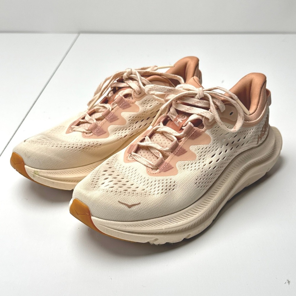 Hoka Kawana 2 Women 8B Running Shoes Vanilla Rose Gold 1147913 VSN Sneaker - Picture 2 of 13
